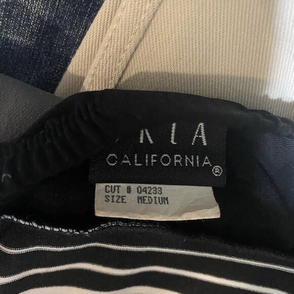 JK/LA California Wrap Around Skirt Blk/Wht Striped‎ Medium - Picture 4 of 4